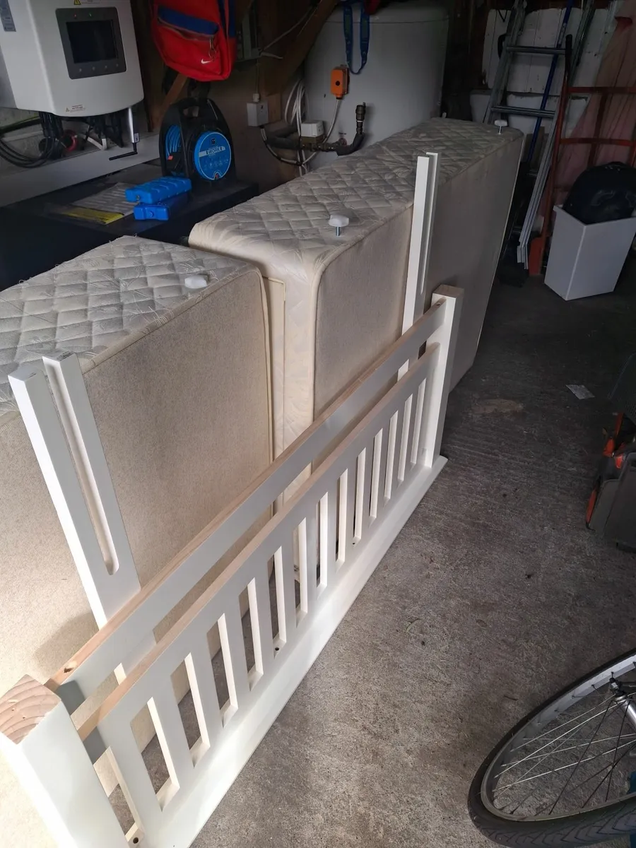 Double Bed Base and Head Board - Image 1