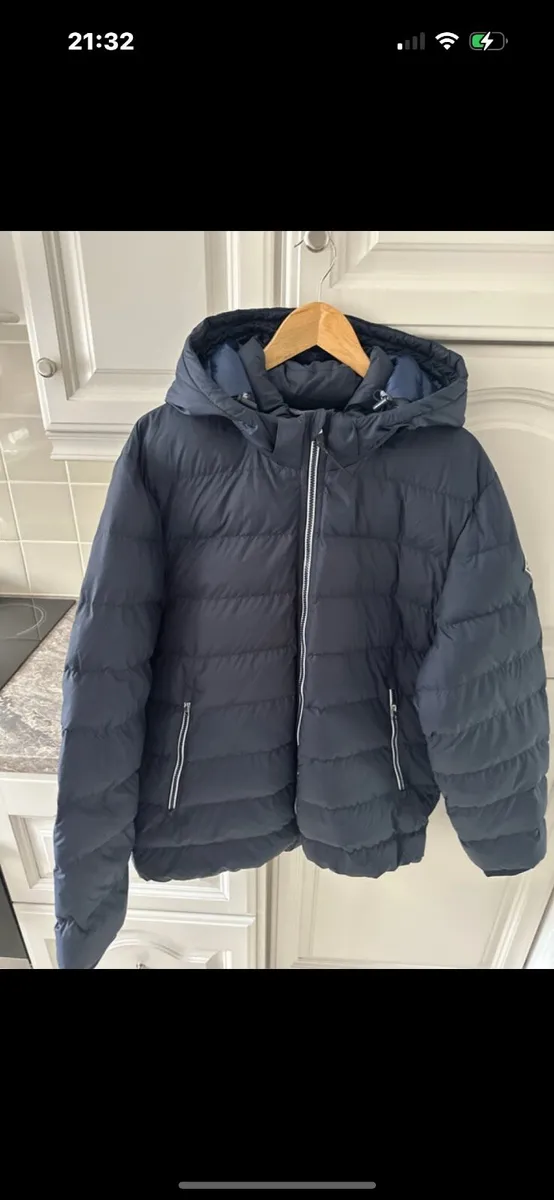 Men’s GANT Puffer Jacket – Navy (XL) New without t - Image 2