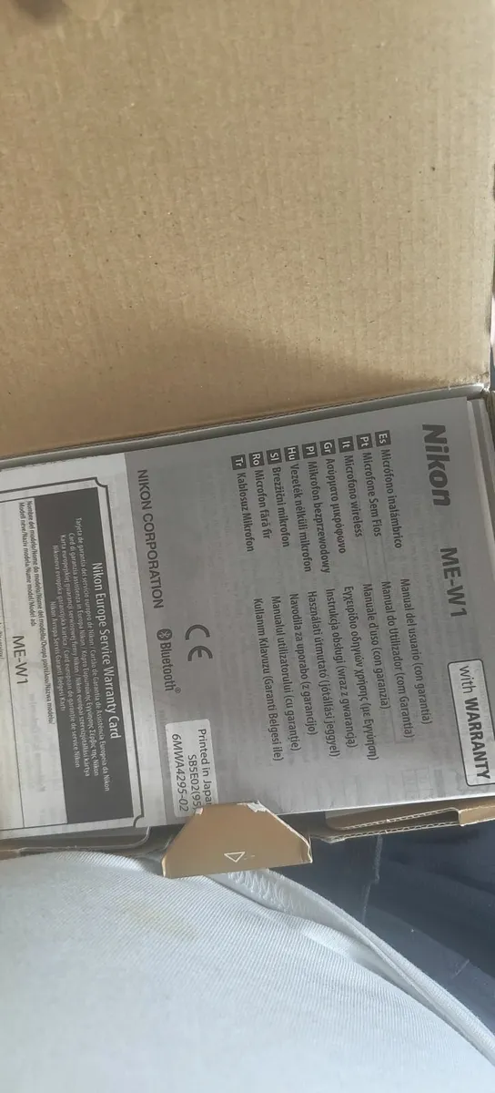 Brand New Nikon ME-W1 Wireless Microphone - Image 4