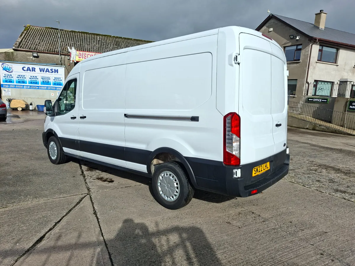 OUTSTANDING 2022 TRANSIT 350 LWB SEMI HIGH ROOF - Image 4