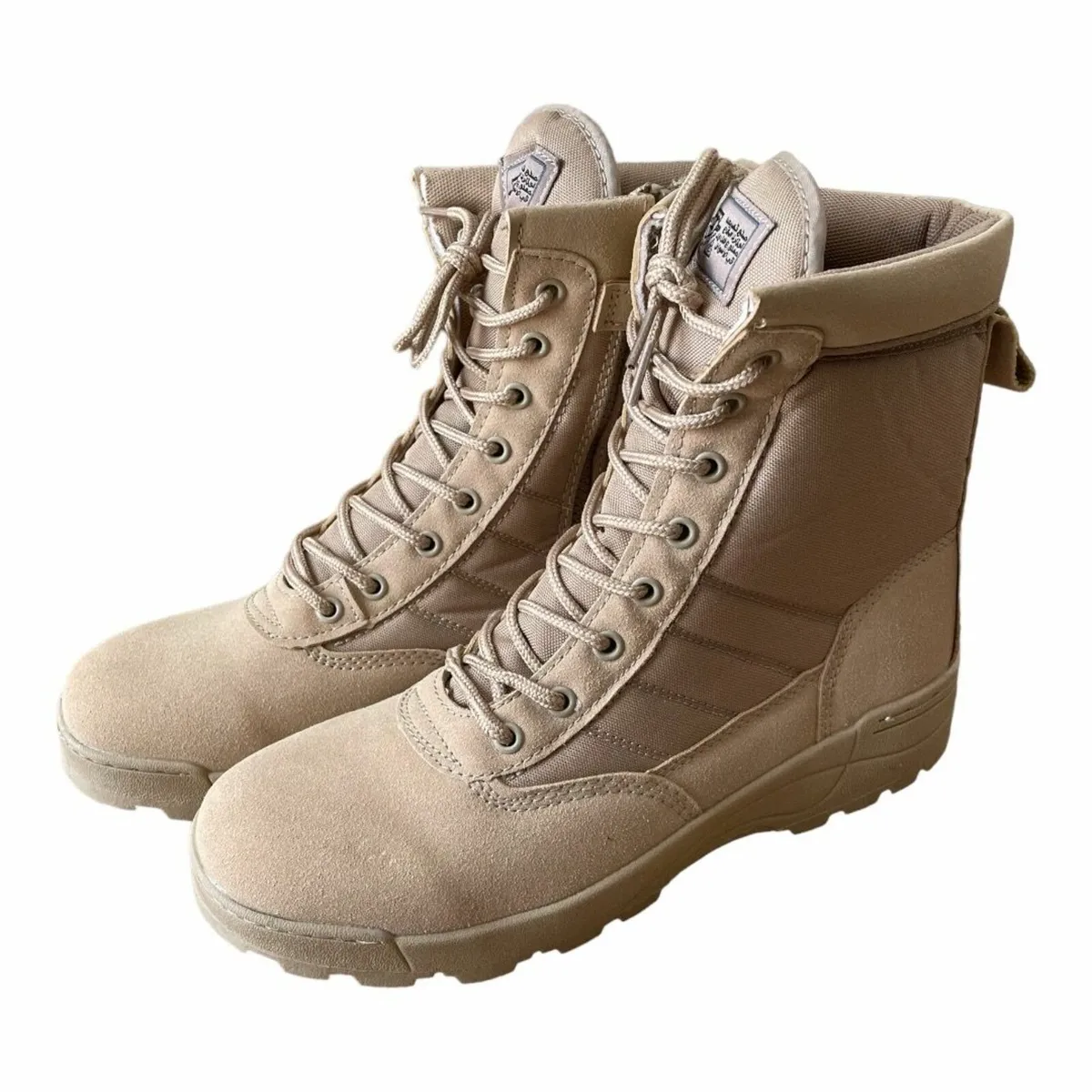 Hiking boots, sand color 44-45 size left - Image 1