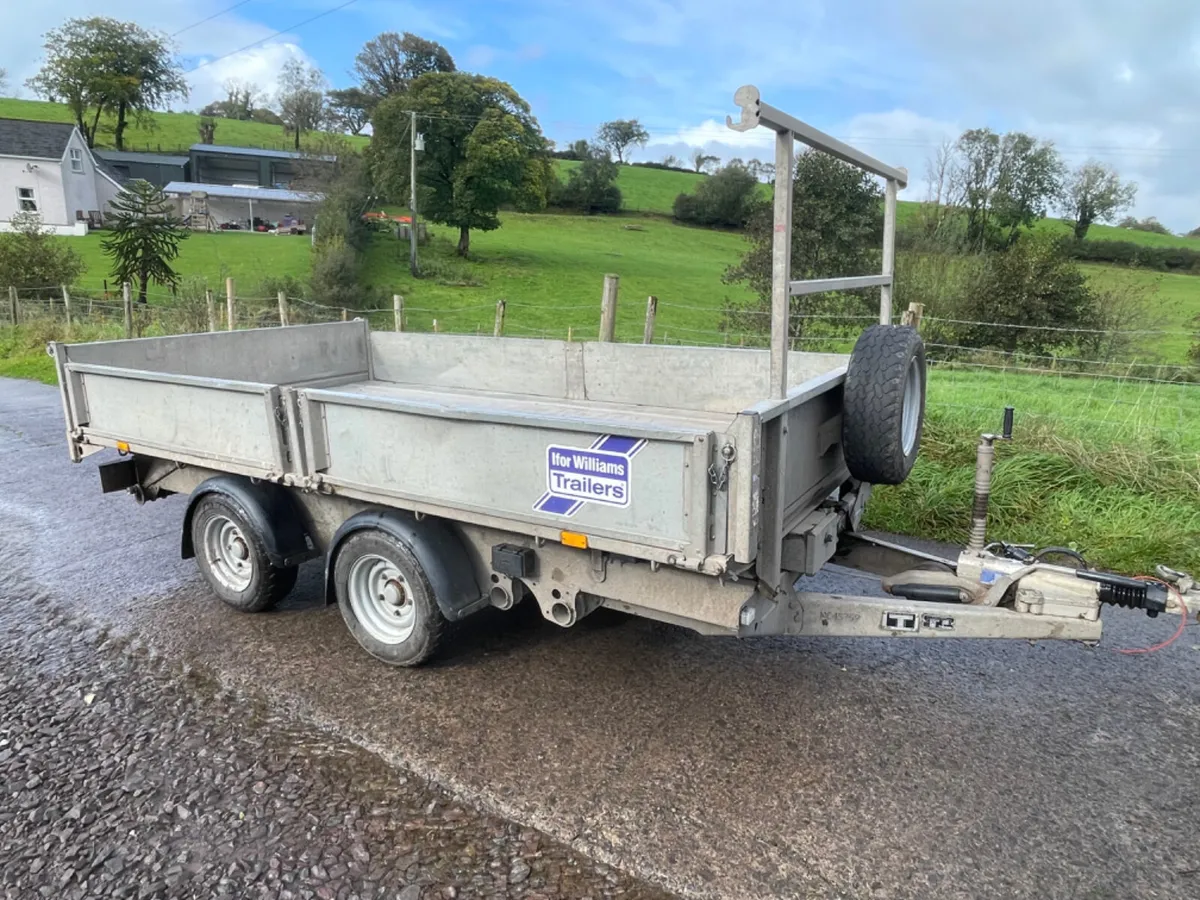 Ifor Williams 12ft x 6ft electric tipper (2022) - Image 1