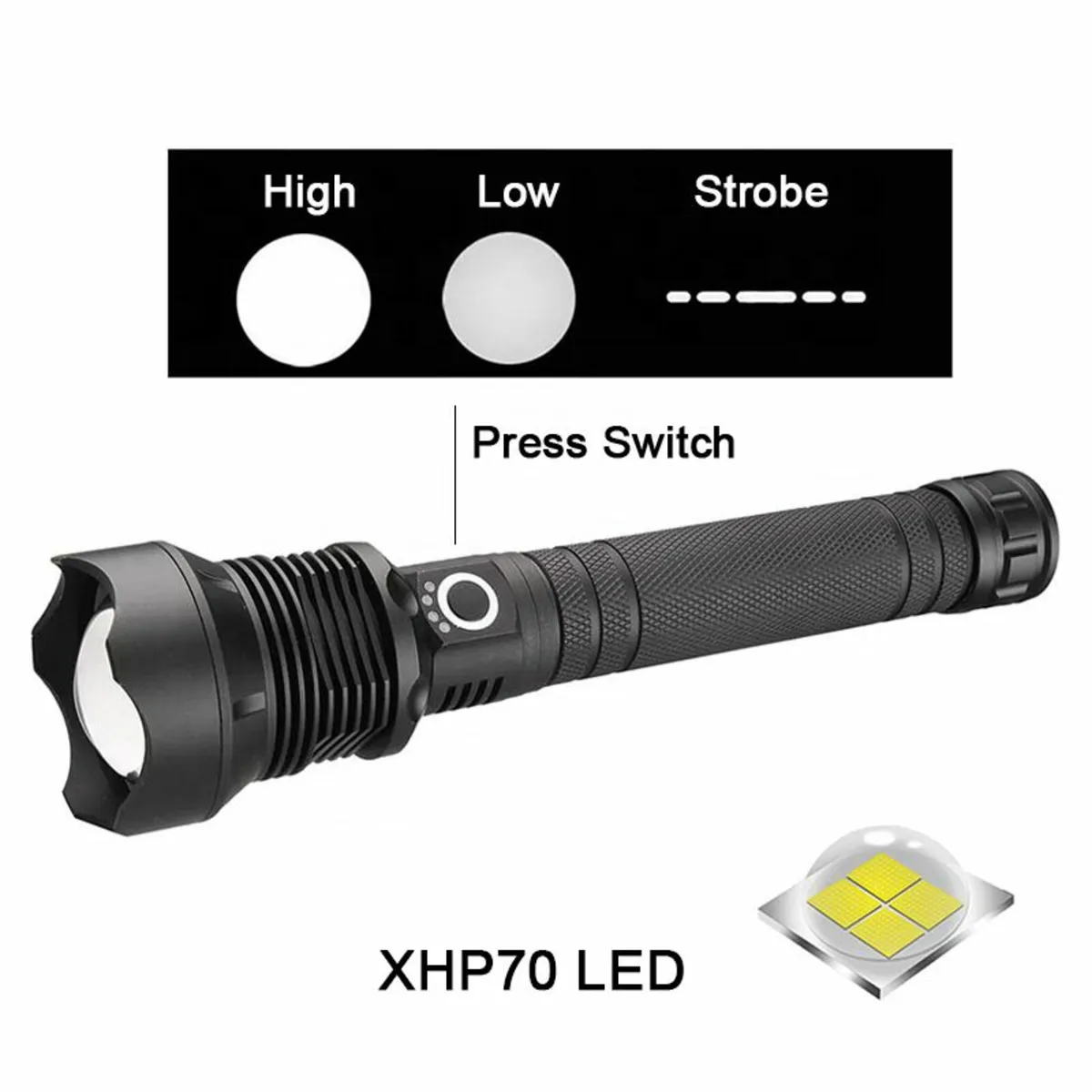 Torch powerful flash light - Image 4