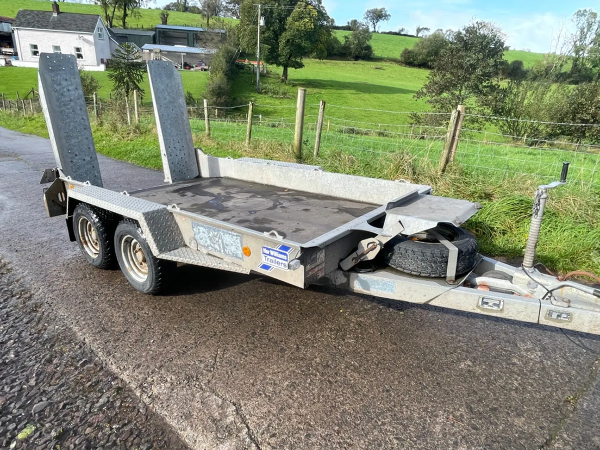 Ifor Williams 10ft x 5ft 4” plant trailer - Image 1