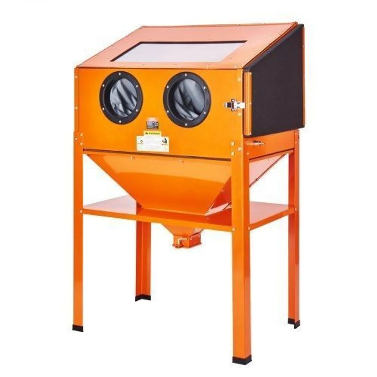 60 Gallon Sand Blasting Cabinet with Stand with Blasting Gun & 4 Nozzles - Image 2