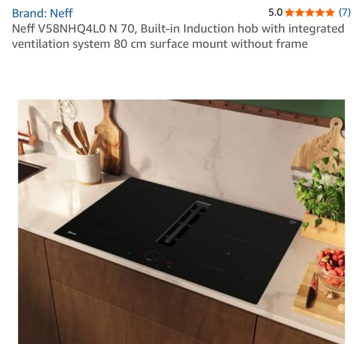 Neff Induction hob with integrated extraction - Image 1
