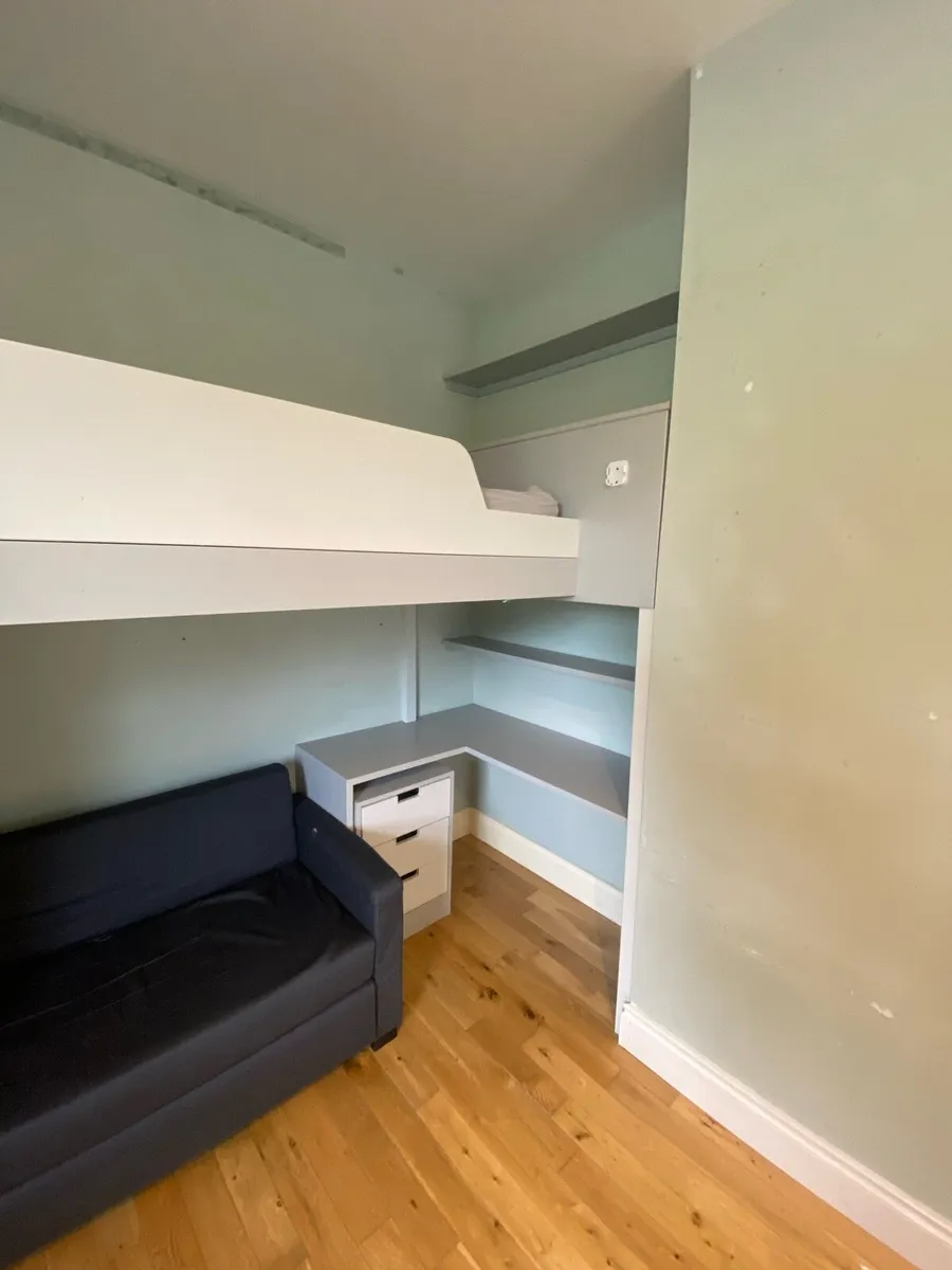 Built In Bed with Storage, desk and sofa bed. - Image 3