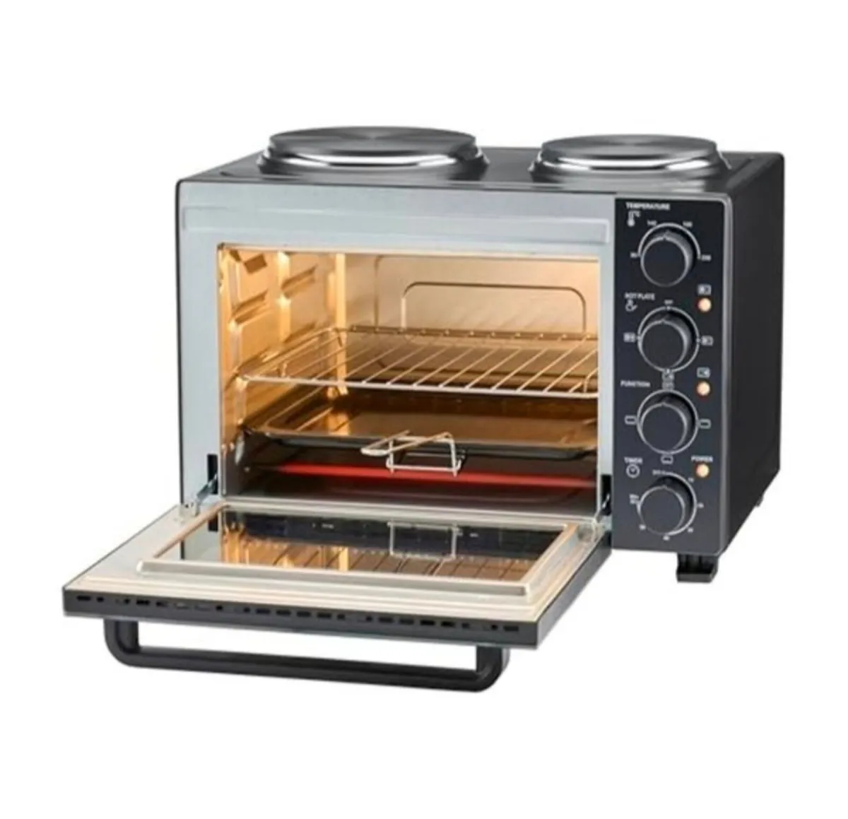 Brand New Mini Portable Oven with Two hobs - Image 2