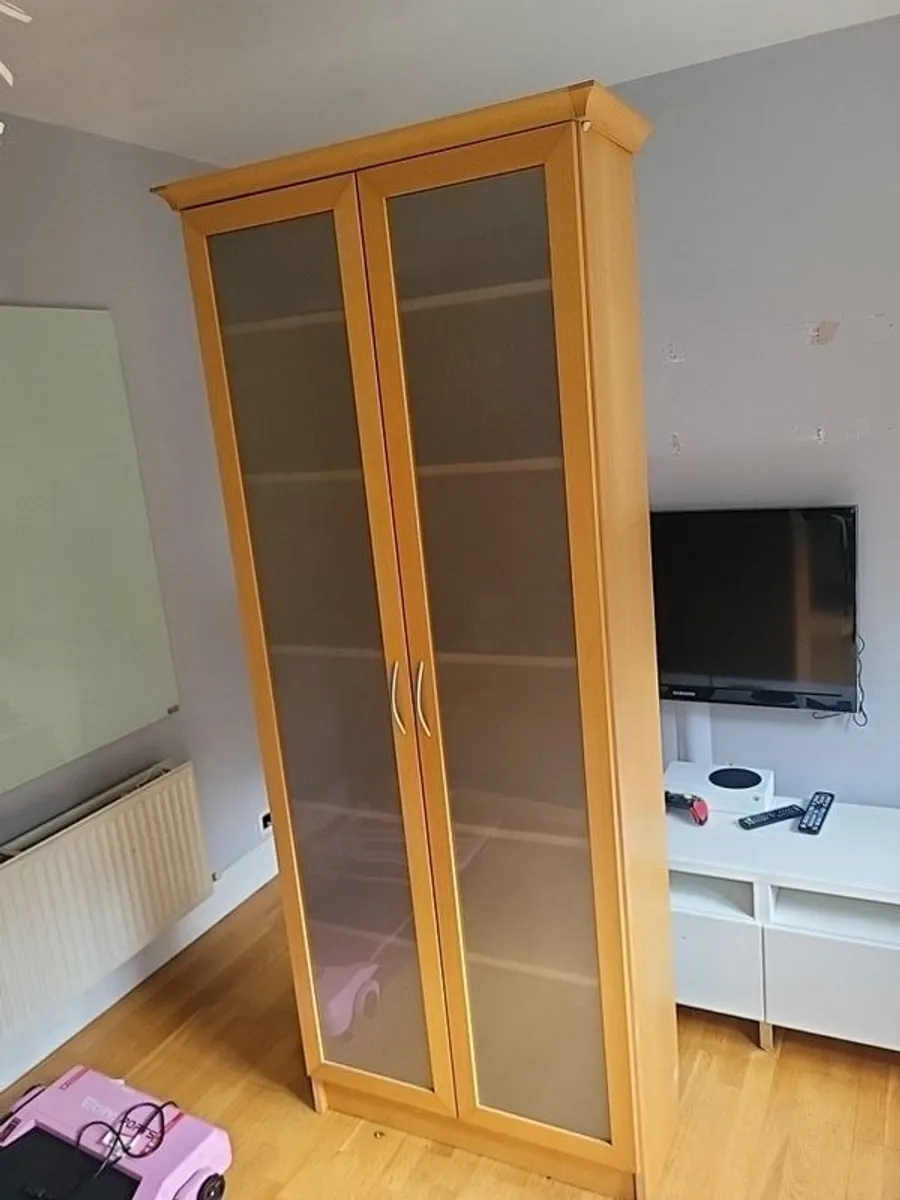 BOOKCASE - Frosted Glass Doors - Image 1