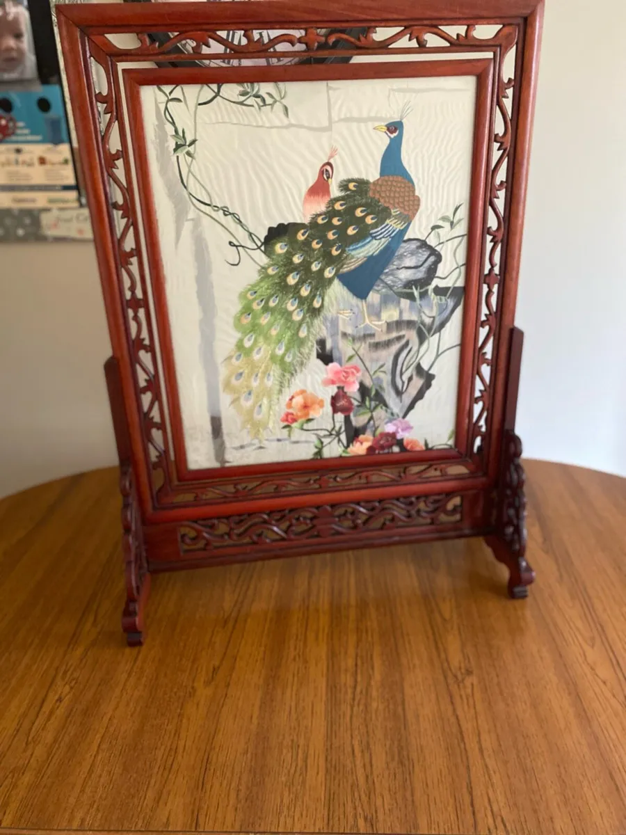 Antique Table Screen - Image 1