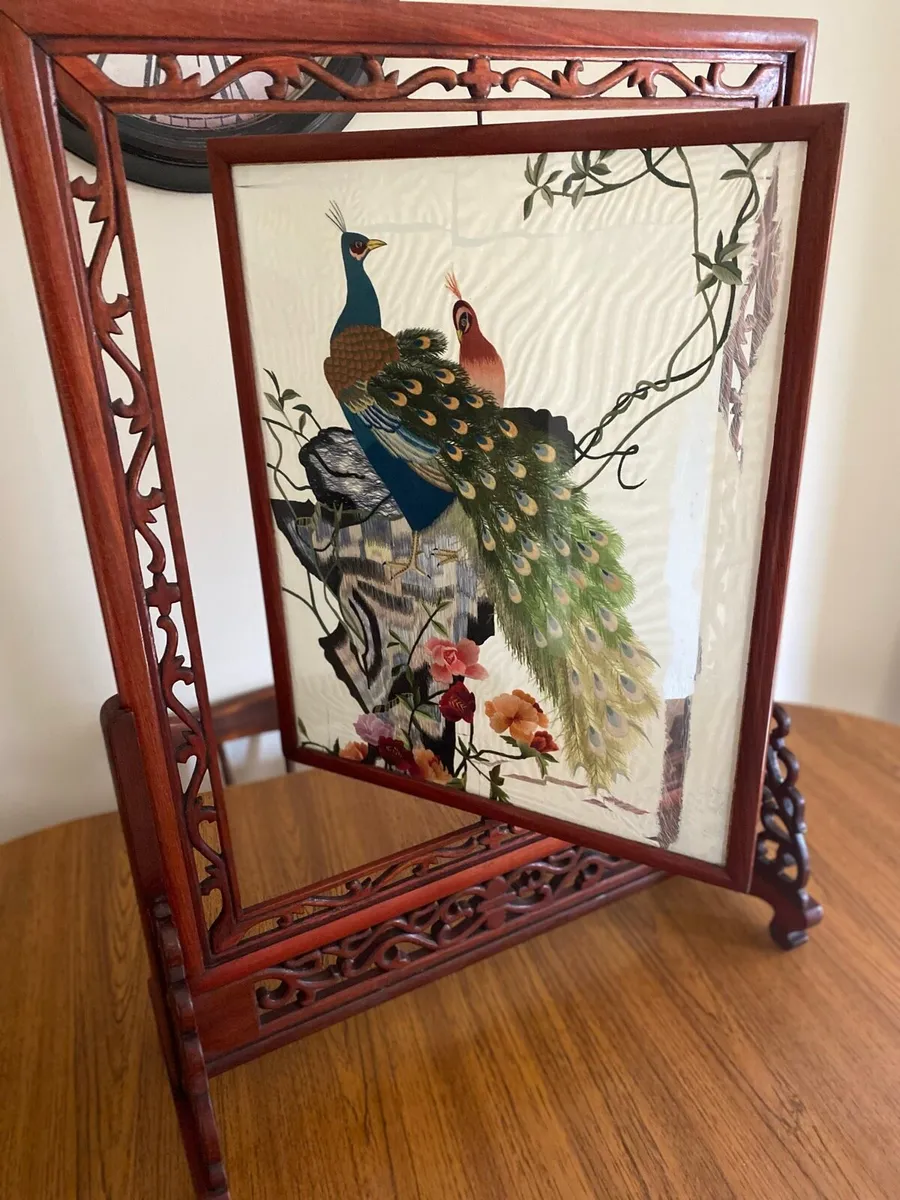 Antique Table Screen - Image 4
