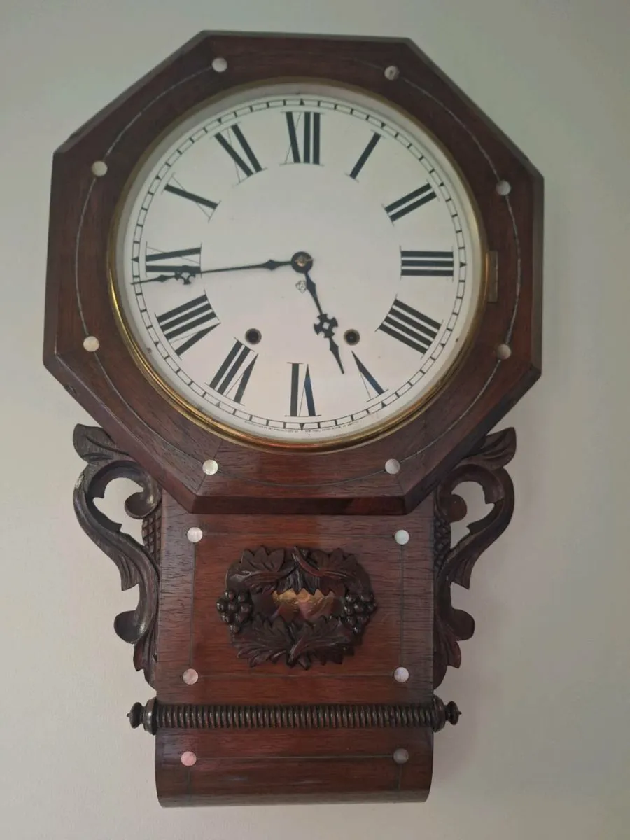 Ansonia Vintage Wall Clock - Image 3