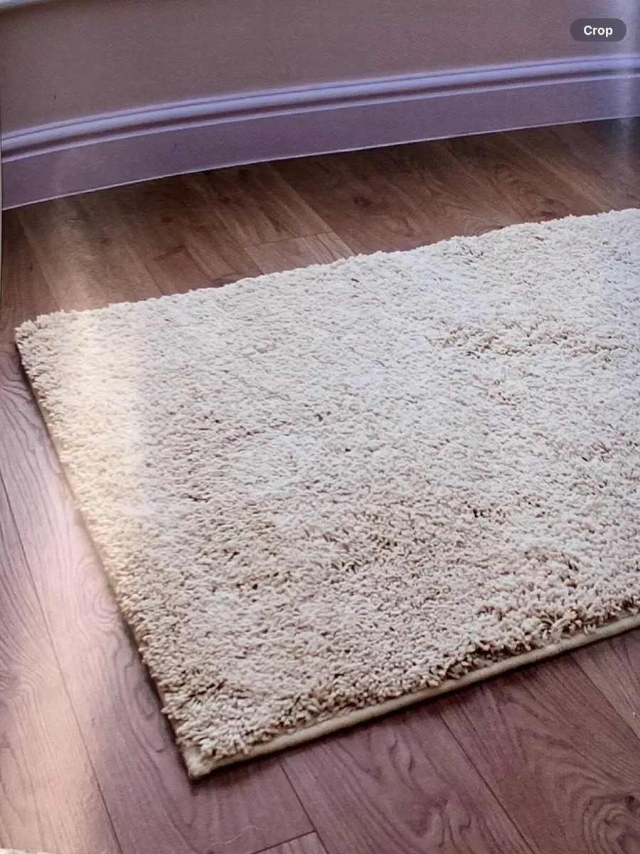 Cream Shaggy Rug - Brand New - €10 - Image 1