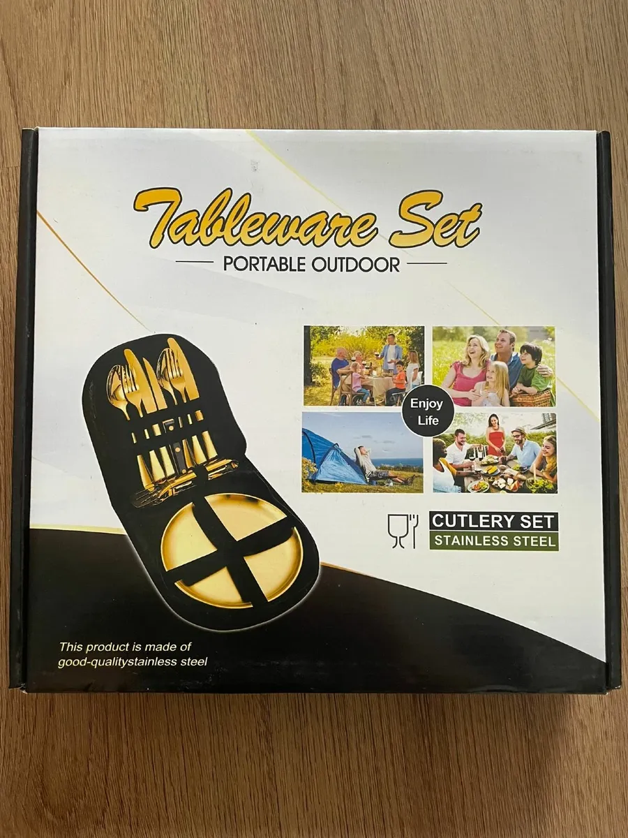 Camping tableware set for 2 persons - Image 3