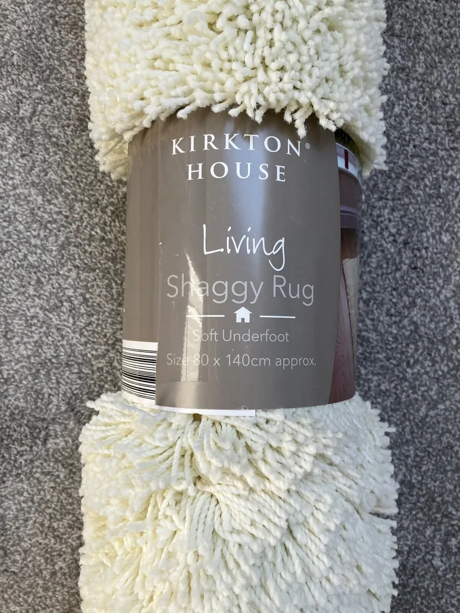 Cream Shaggy Rug - Brand New - €10 - Image 2
