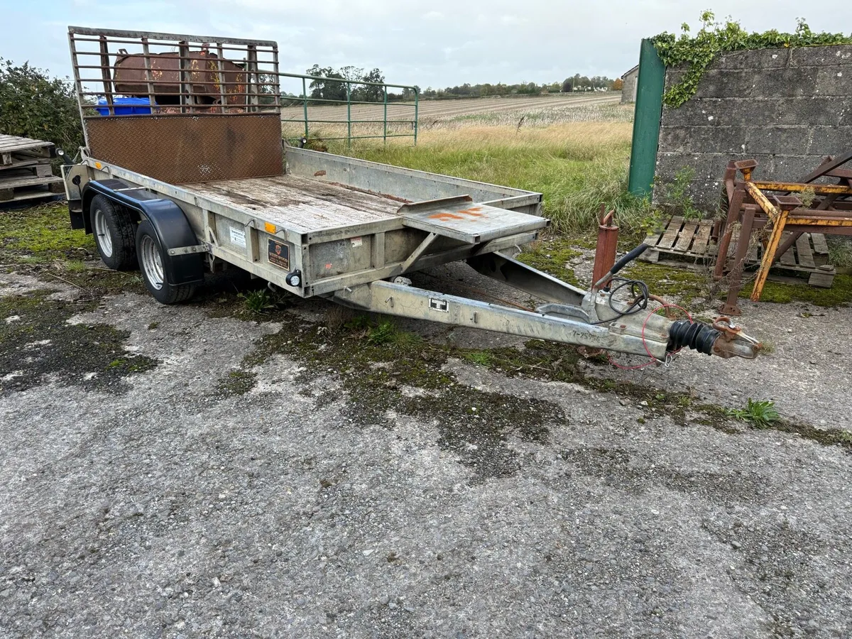 Ifor Williams 10ft 6 plant trailer - Image 1