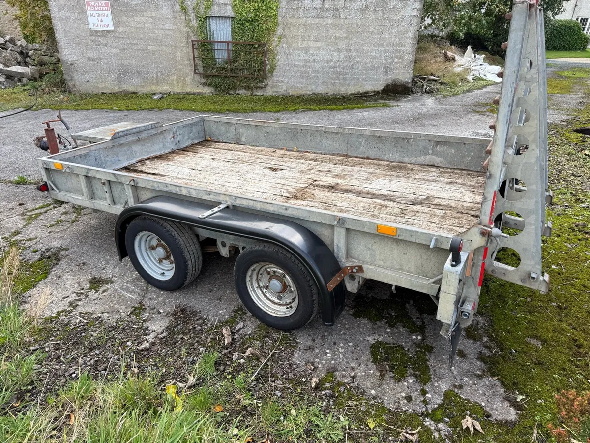 Ifor Williams 10ft 6 plant trailer - Image 4