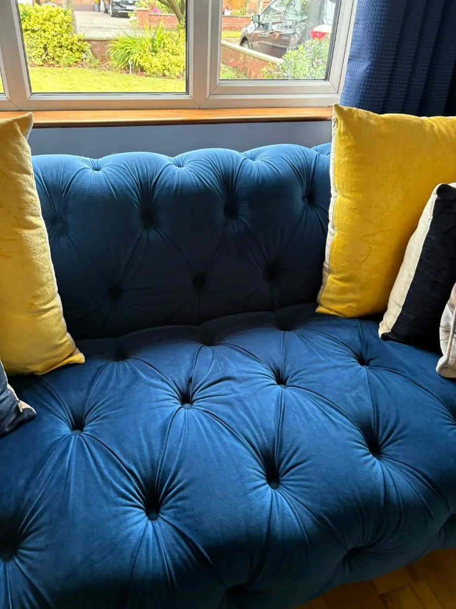Navy Sofa for sale - Image 3