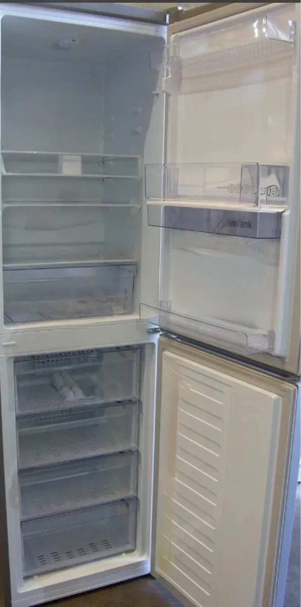Beko silver fridge freezer 50/50 - Image 4