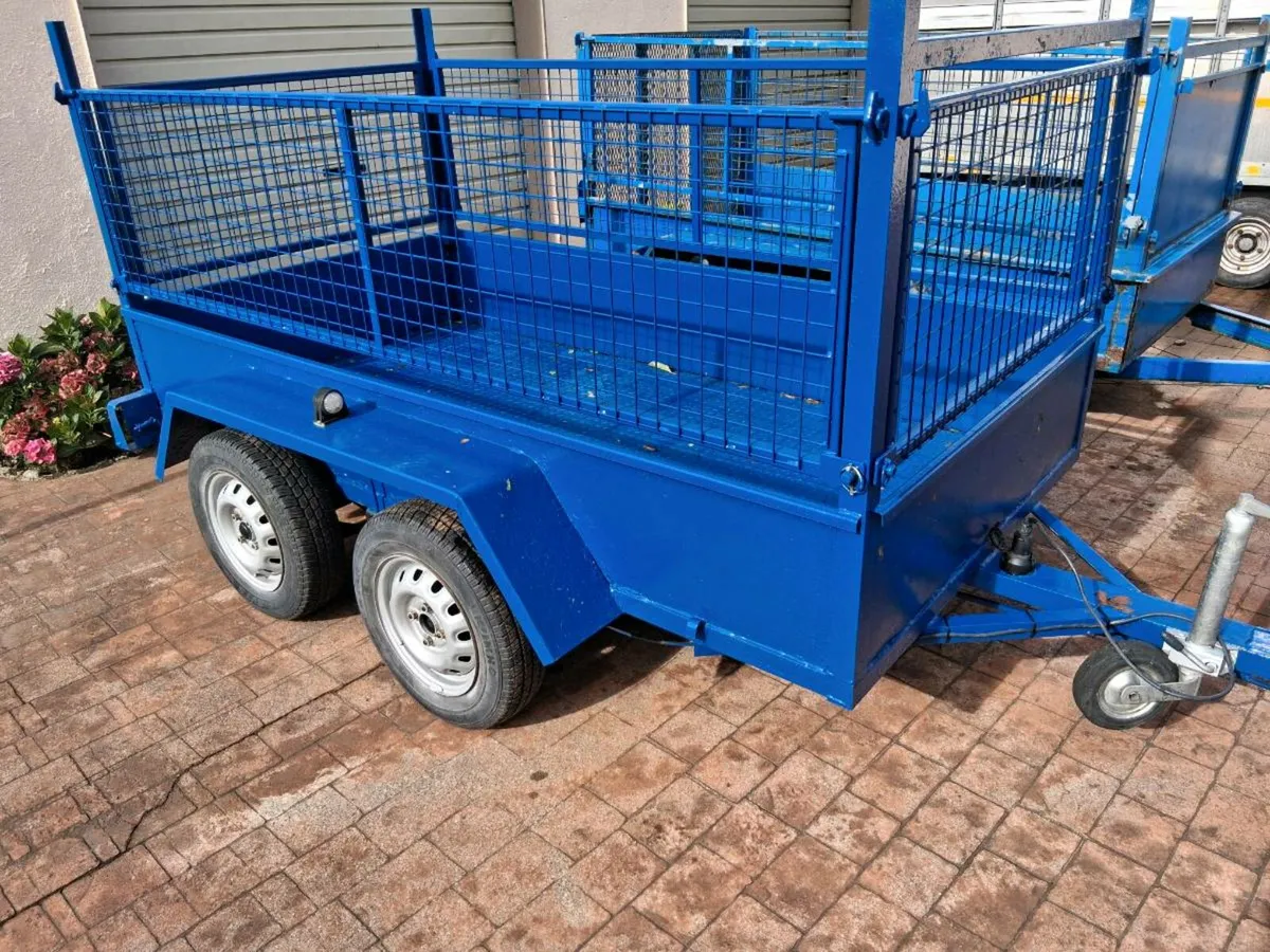 8ft x 4ft  steel trailers - Image 1