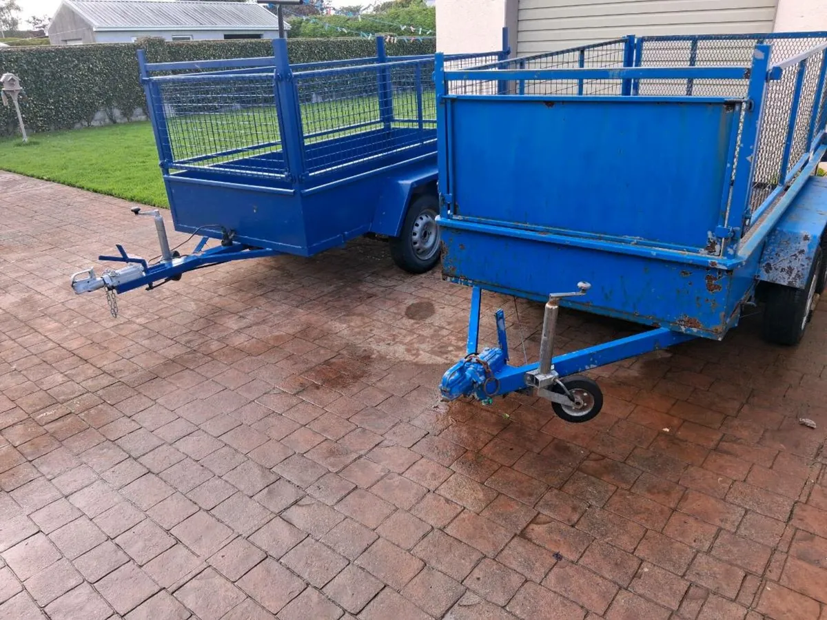 8ft x 4ft  steel trailers - Image 4
