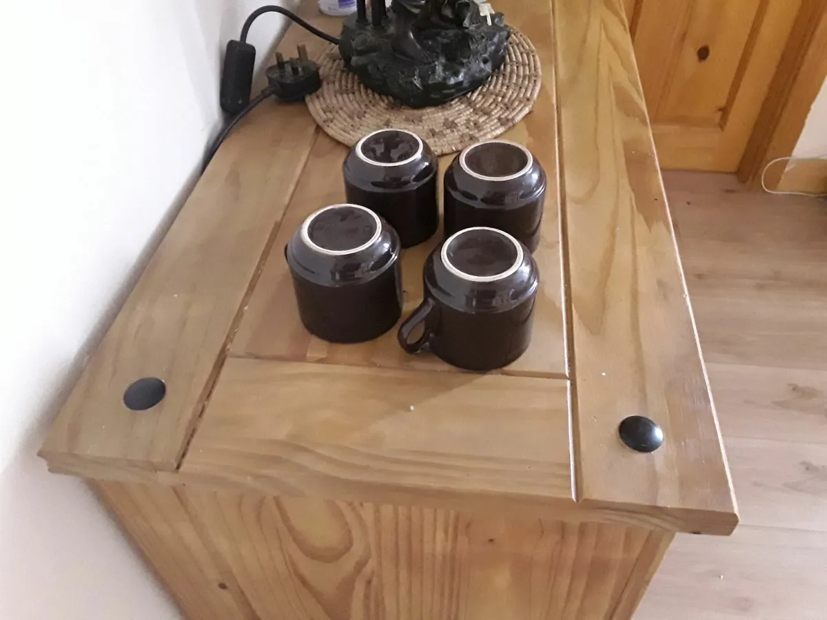 4  brown coffee cups - Image 2