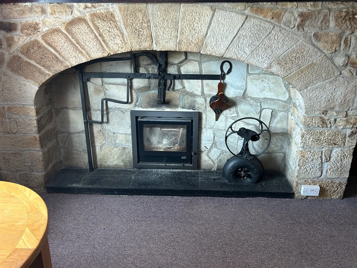 Stone fireplace and arch - Image 2