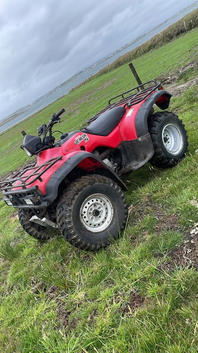 Honda 450foreman and trailer - Image 1