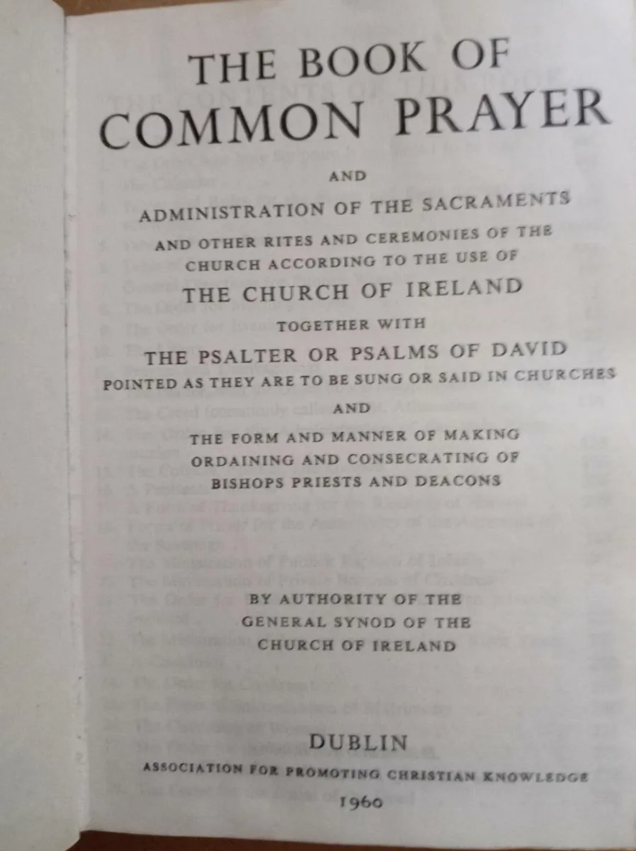 Book of Common Prayer & Church Hymnal 1960 - Image 2