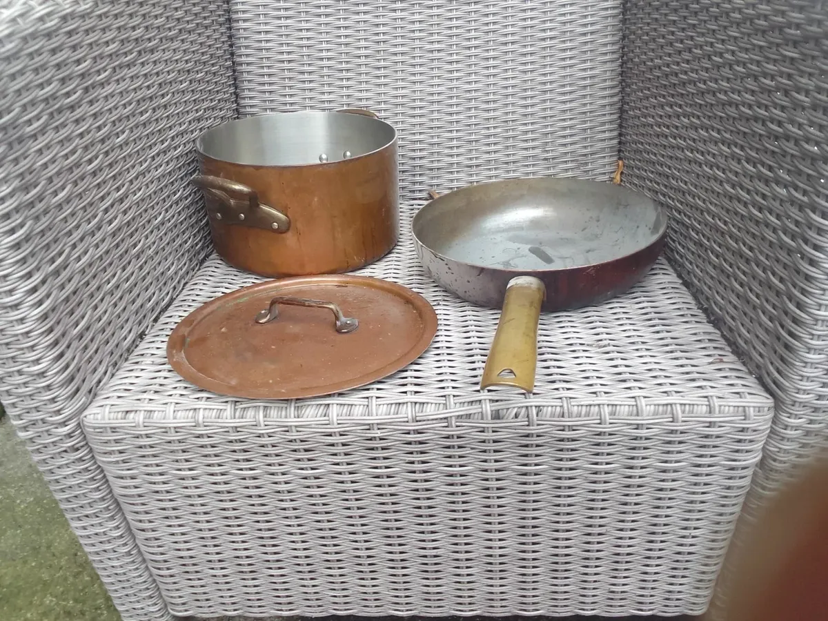 copper pot and pan - Image 2