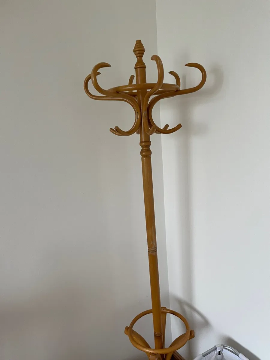 Coat rack wooden - Image 1