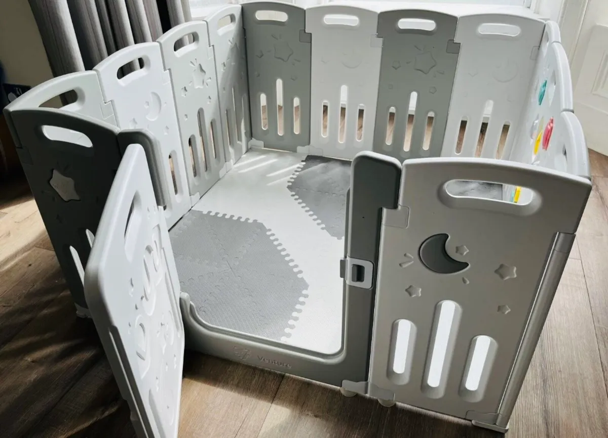 Venture All Stars Duo Playpen XXL Free Delivery - Image 2