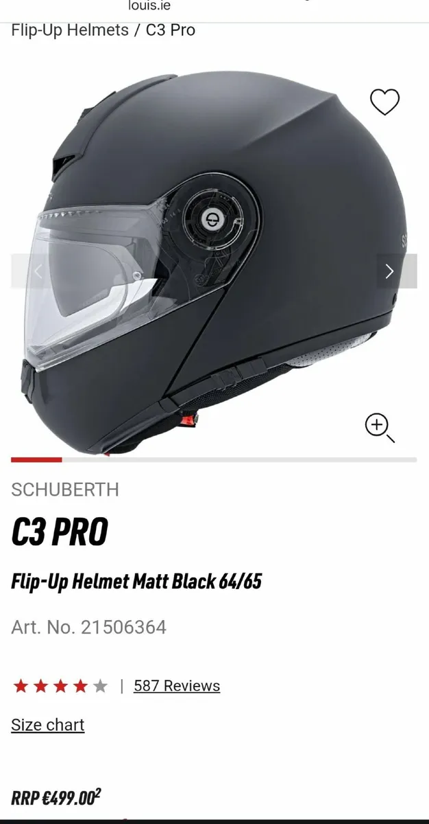 Helmet C3 Schuberth  size 64-65 new - Image 1