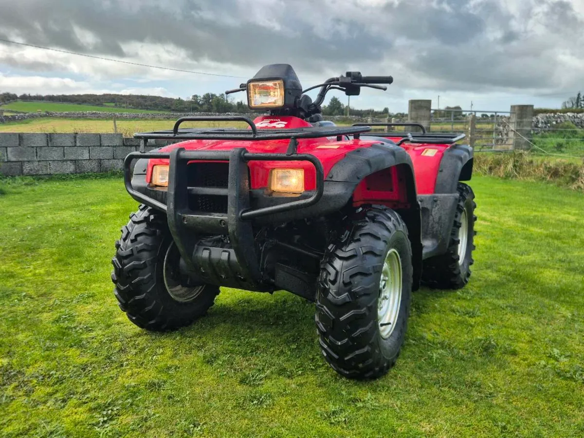 Honda Foreman TRX500FA 4x4 low hours - Image 1