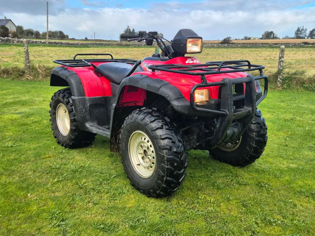 Honda Foreman TRX500FA 4x4 low hours - Image 2
