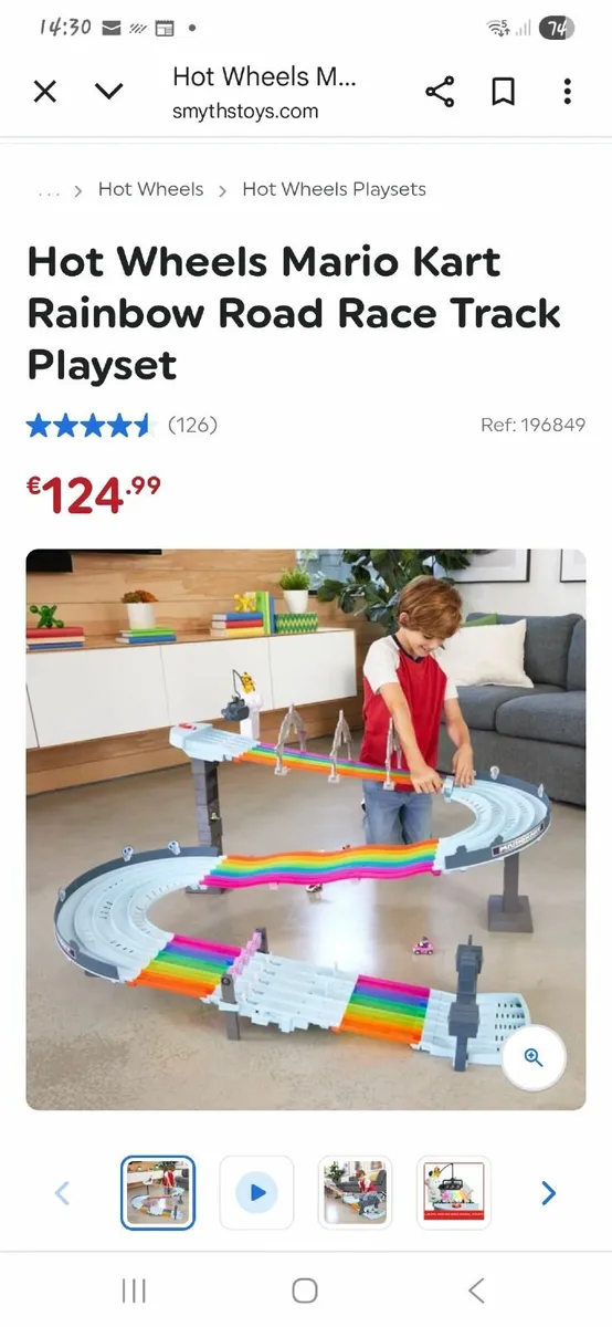 Hot wheels Mario Kart race track - Image 1