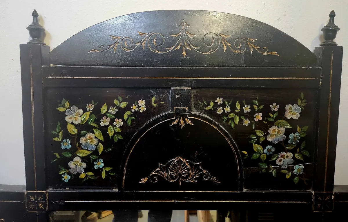 Hand Painted Vintage Mirror - Image 3