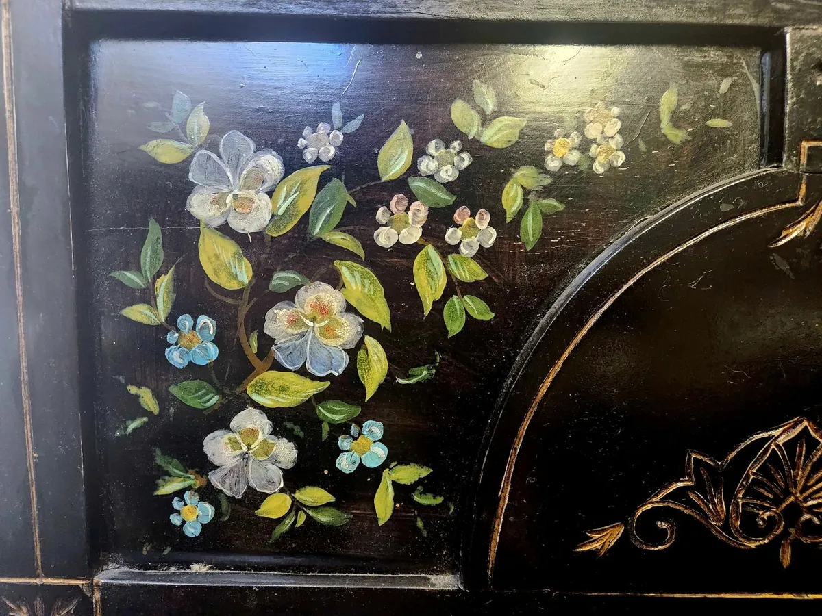 Hand Painted Vintage Mirror - Image 4