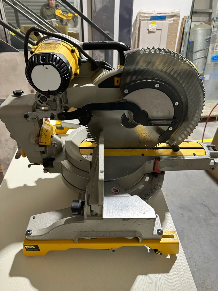 2 dewalt 12 inch chop saws (good condition) - Image 3