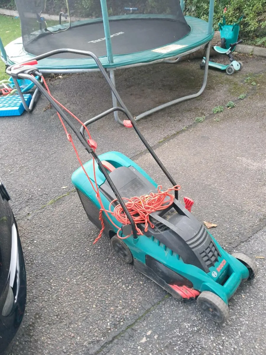 bosch electric lawnmower