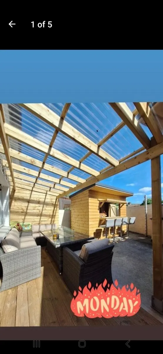 Bar, shed and pergola - Image 1
