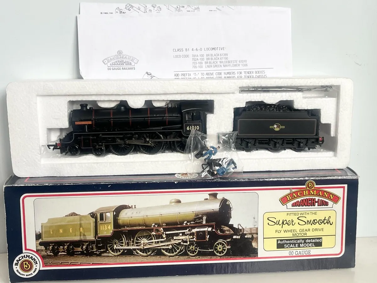 Bachmann BR 4-6-0 Wildebeeste Model Railway Engine - Image 1