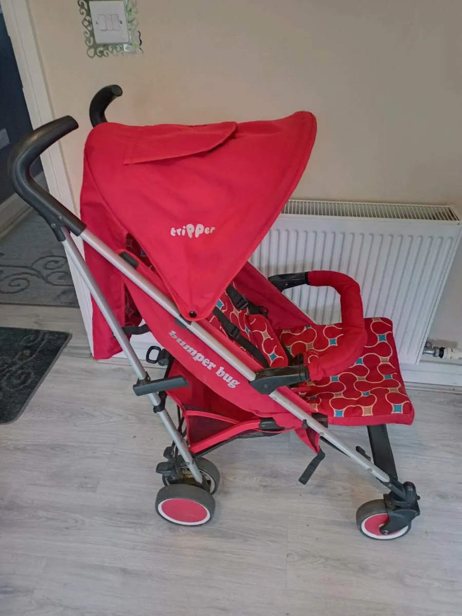 Tripper baby's buggy with rain cover - Image 2