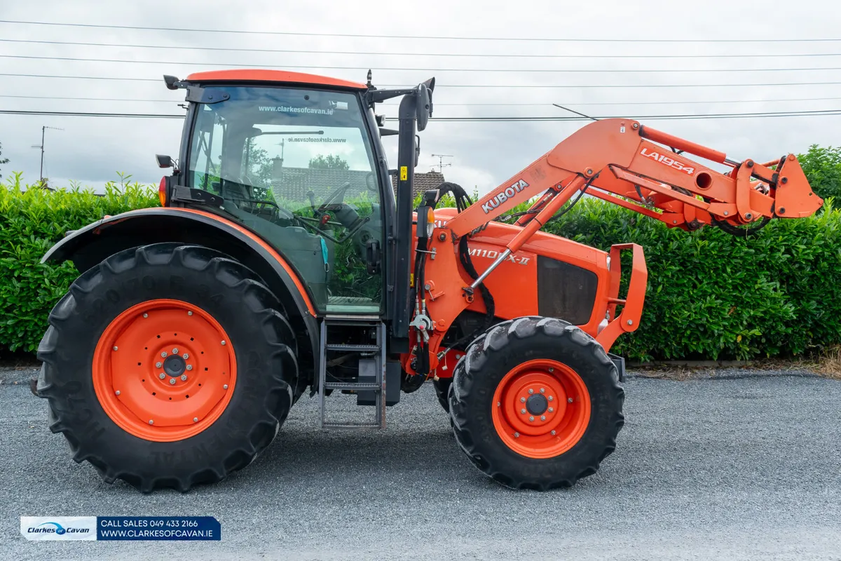 2017 Kubota M110GX-II with LA1954 Loader - Image 2