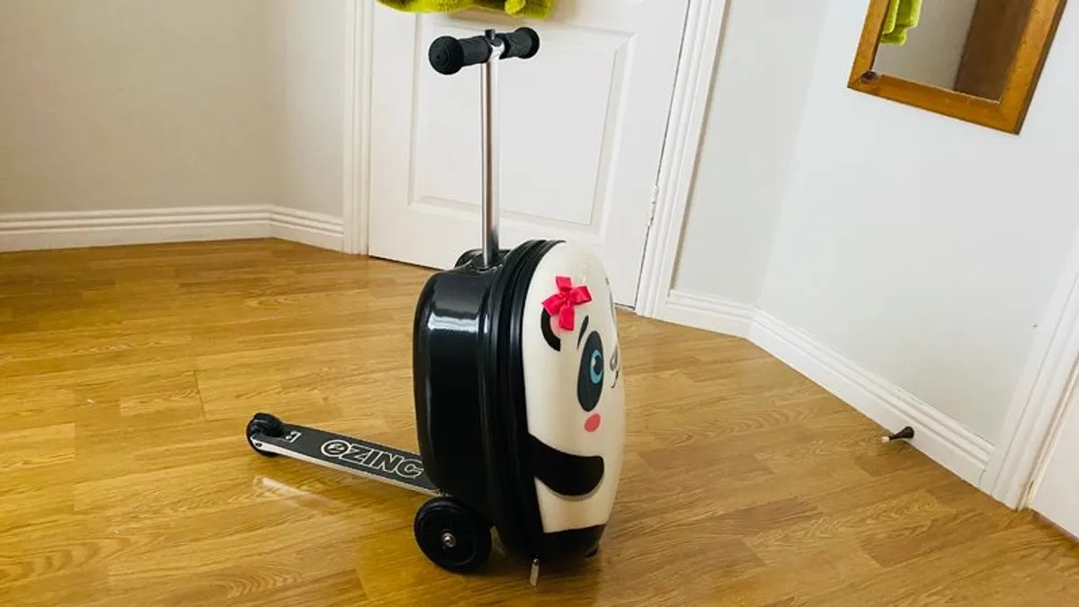 Cute Travel Suitcase and Scooter - Image 2