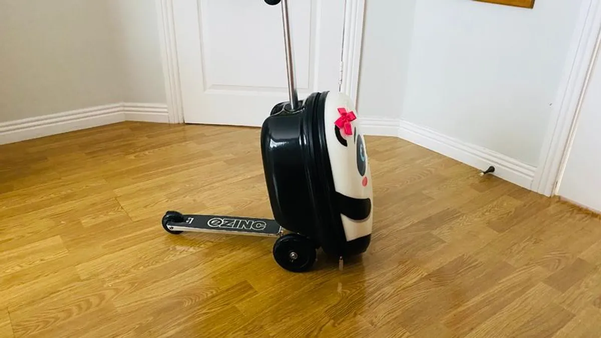 Cute Travel Suitcase and Scooter - Image 3