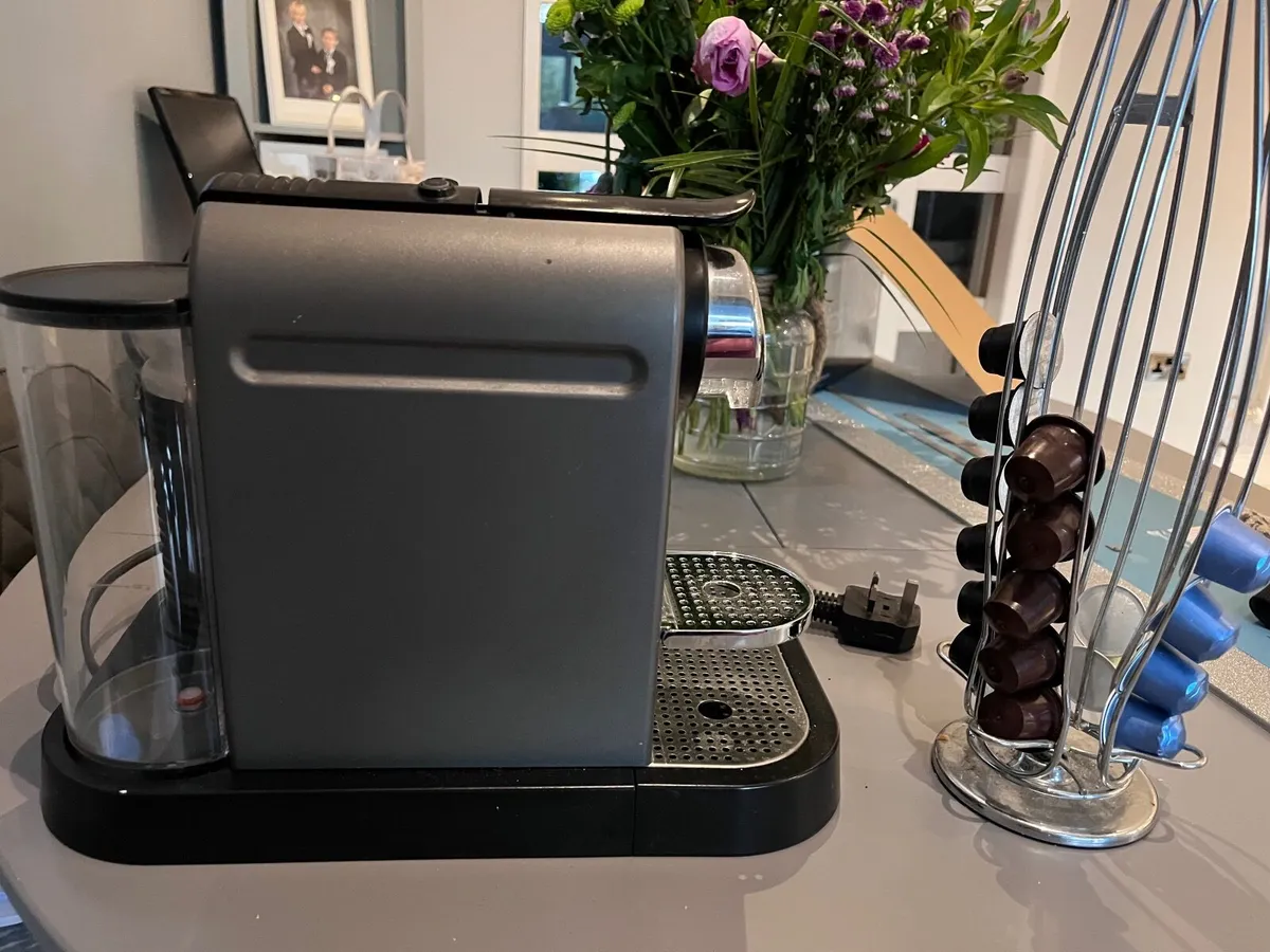 Silver Modern Coffee machine - Image 4