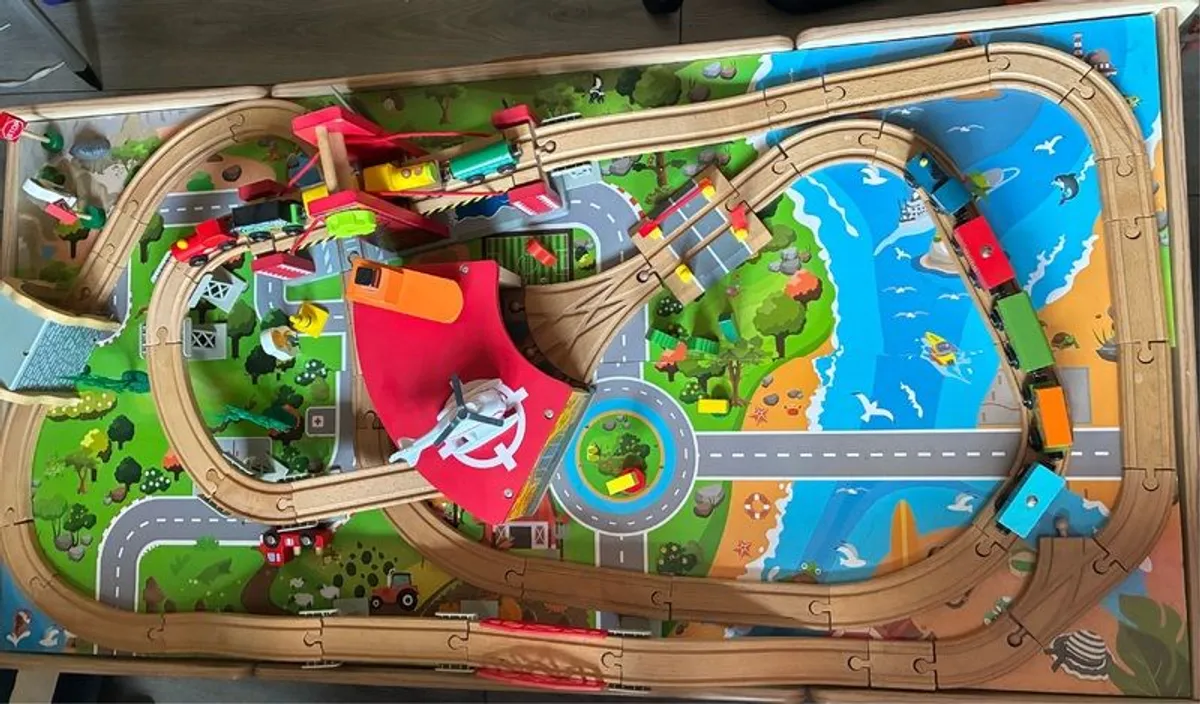 Wooden Train set - Image 1