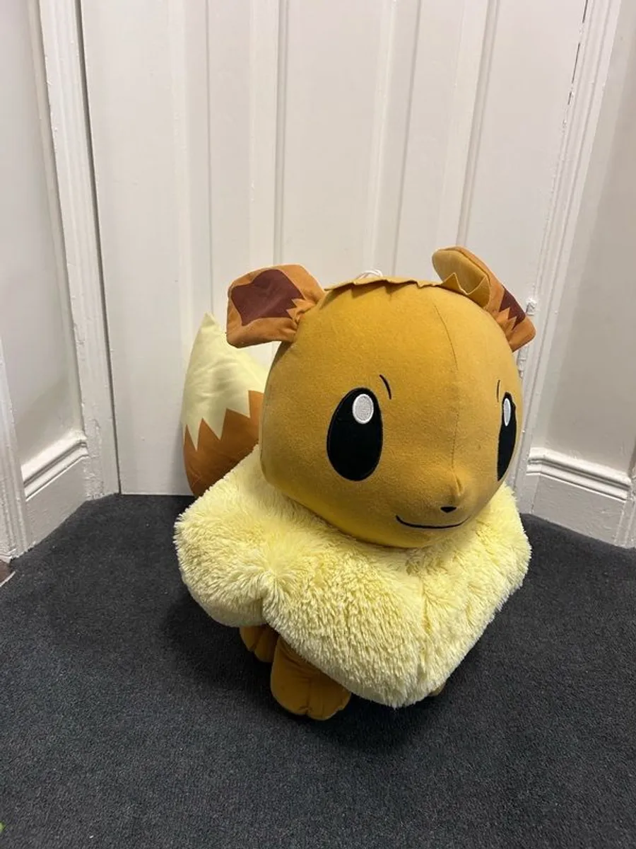 Large Evie, Squirtle & Grookey Pokemon Soft Toys - Image 2