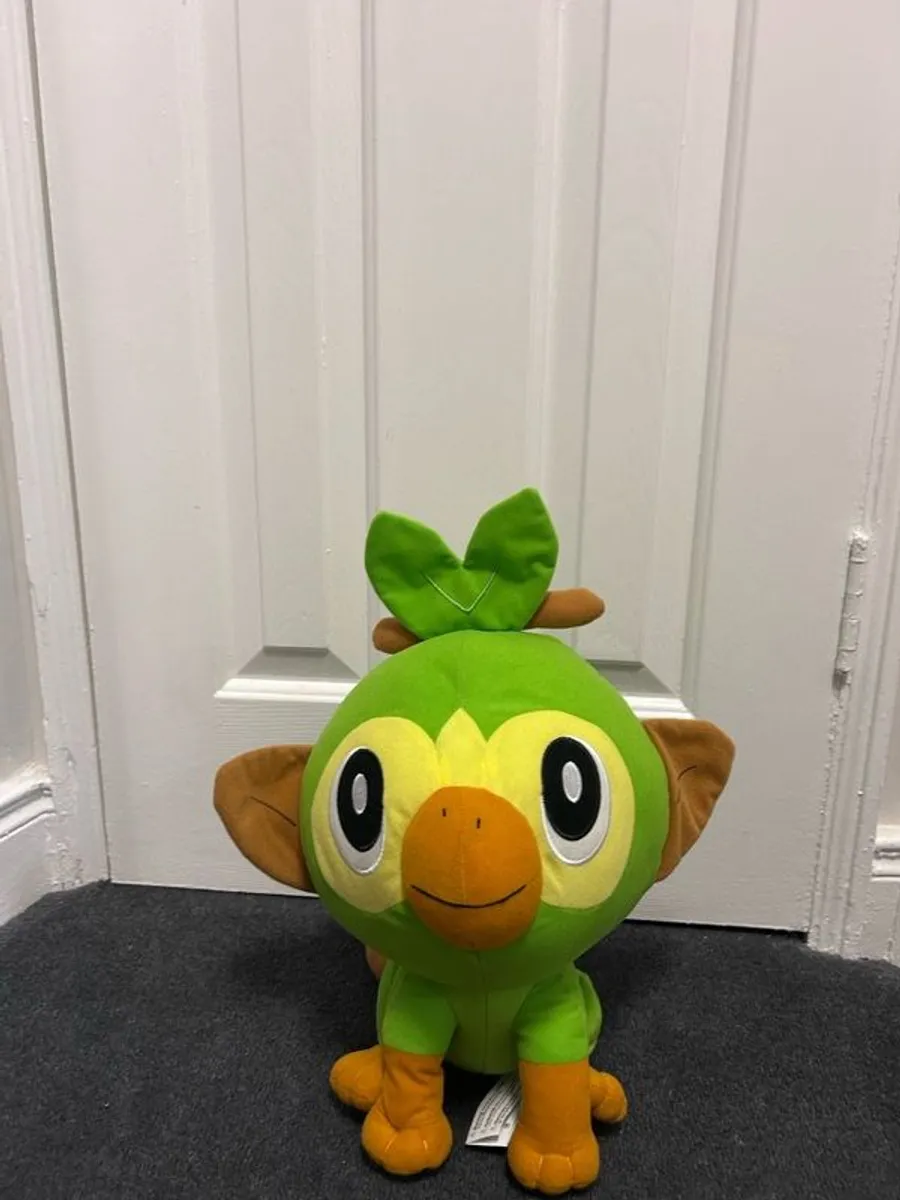 Large Evie, Squirtle & Grookey Pokemon Soft Toys - Image 3